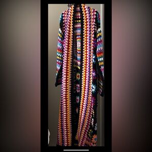 Saachi teddy French Granny Crochet Cardigan. NWOTS